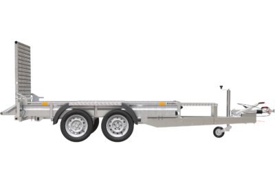 Remorque de chantier pour le transport d'une mini-pelle – UNITRAILER STARK 3 260 – Image 4