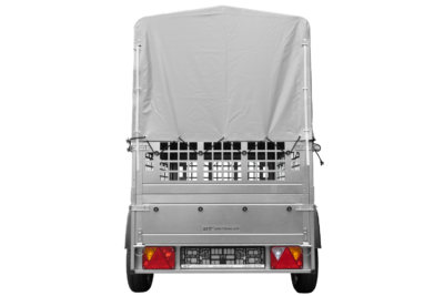 Remorque simple essieu 200×106 avec bâche haute, arceau, rehausses de ridelles et roue jockey – Garden Trailer 200 KIPP – Image 12