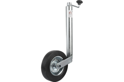 Remorque simple essieu 200×106 avec bâche haute, arceau, rehausses de ridelles et roue jockey – Garden Trailer 200 KIPP – Image 15