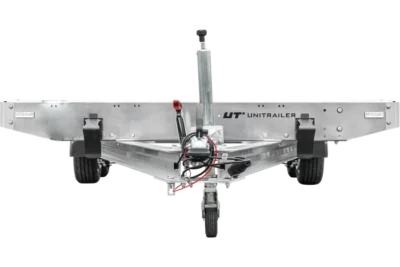 Dépanneuse plate-forme en aluminium à deux essieux UNIPLAT 600 ALU PTAC 3500 KG avec rampes de chargement – Image 4