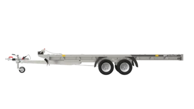 Remorque plate basculante 400×200 UNIPLAT 4020S P 2700 kg – Image 2