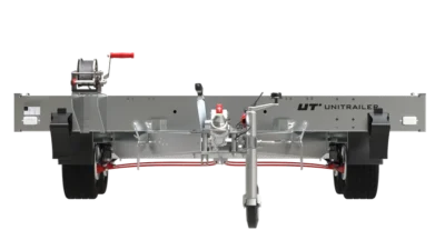 Remorque plate basculante 400×200 UNIPLAT 4020S P 2700 kg – Image 3