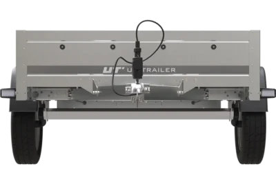Remorque voiture simple essieu Unitrailer Garden Trailer 230 x 125 cm avec timon fixe 500/750 kg – Image 5