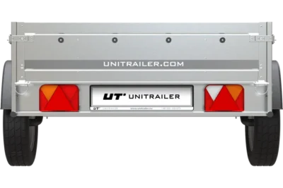 Remorque voiture simple essieu Unitrailer Garden Trailer 230 x 125 cm avec timon fixe 500/750 kg – Image 6