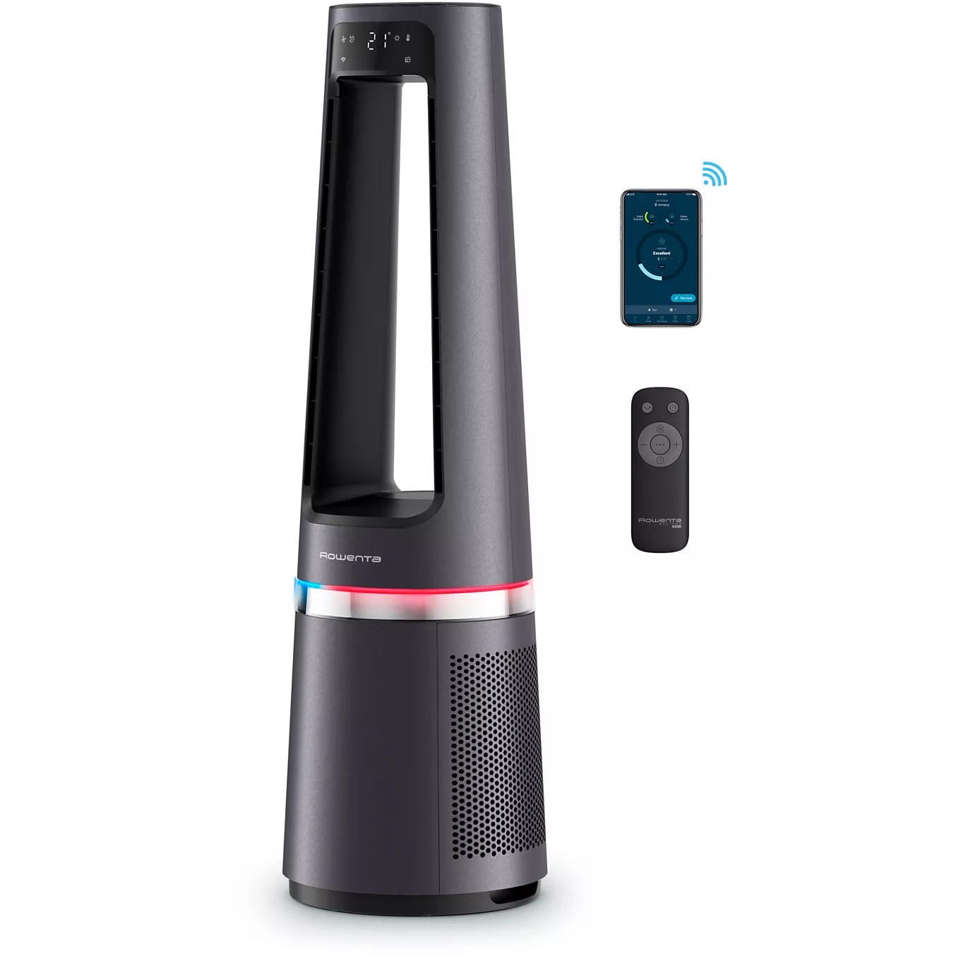 3121040089576_h_f_l_0 Purificateur d'air, ventilateur, chauffage ROWENTA Eclipse 3 en 1 connect QU5072F0 – Image 1