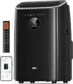 DREO climatiseur mobile 7500 BTU 3-en-1 refroidissement/ventilation/déshumidification