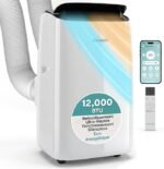 SereneLife Climatiseur Mobile Inverter A+++ 12000 BTU Double Tuyau