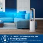 Purificateur d'air, ventilateur, chauffage PHILIPS AMF870/16 3-en-1 Série 8000, jusqu’à 70 m², Blanc – Image 7