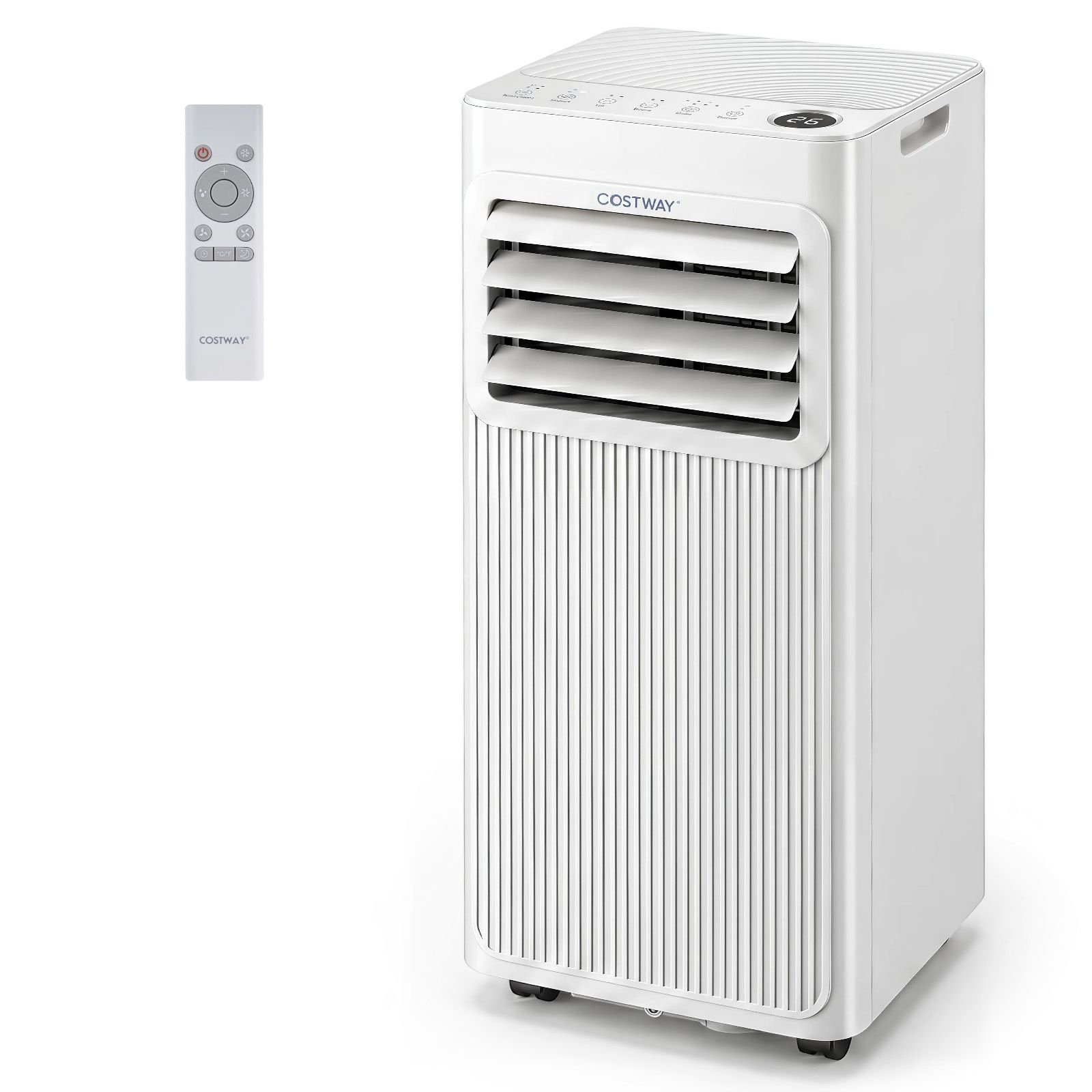 Climatiseur-Mobile-Silencieux-7000-BTU-3-en-1-Climatiseur-D-shumidificateur-Ventilateur-Mode-Sommeil-mediaId105132787-1782113794 Climatiseur Mobile Silencieux COSTWAY 7000 BTU – Image 1